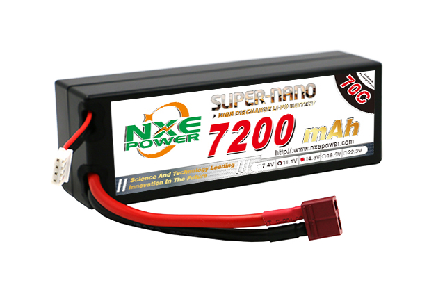 7200mAh 70C 2S 7.4V 車模鋰電池