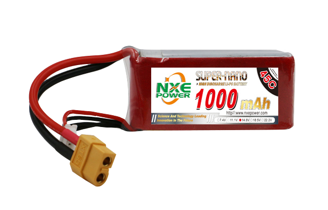 1000mAh 45C 4S 14.8V FPV穿越機(jī)電池