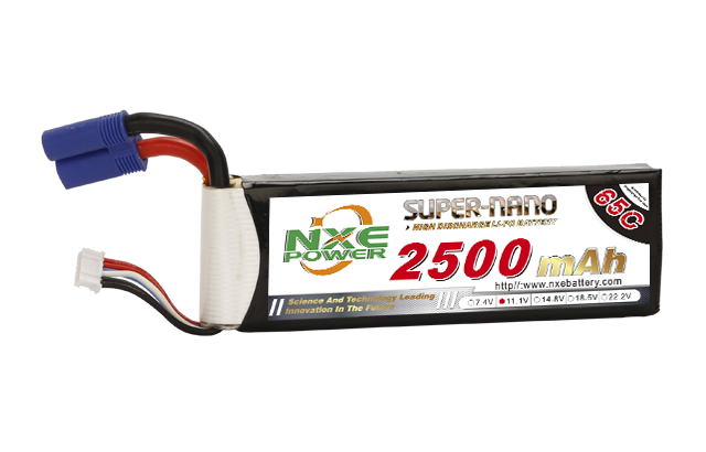 2500mAh 65C 3S 11.1V 汽車啟動電源電池