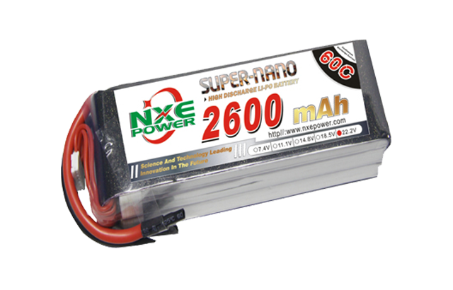 2600mAh 60C 6S 22.2V 航模電池