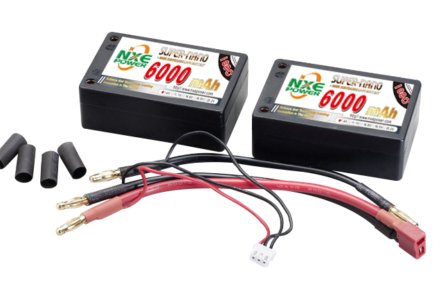 6000mAh 100C 2S2P 7.4V 車模電池